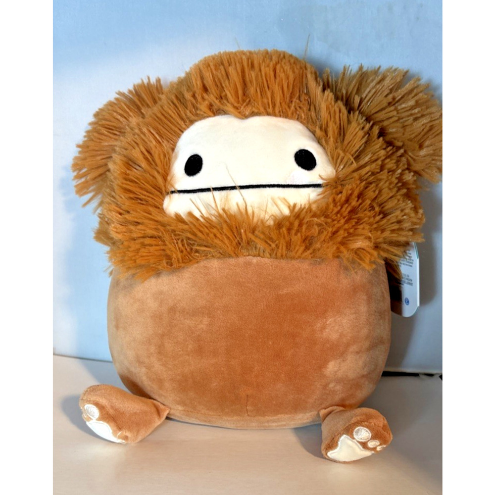 Kellytoy Squishmallow Brina The Bigfoot 8 inch Plush Toy - Brown